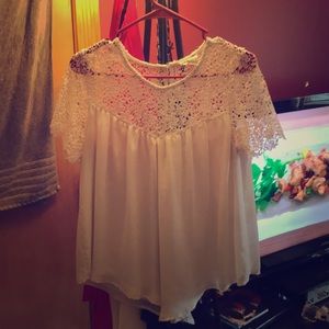 Flowing Ivory Top